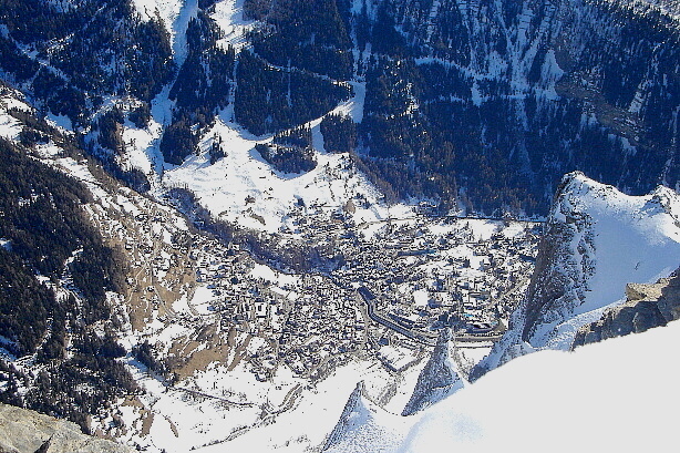 Look down to Leukerbad