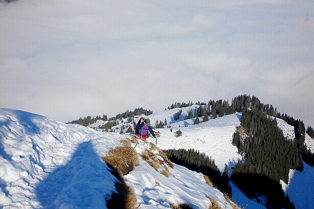 Da kommt noch einer auf den Gipfel