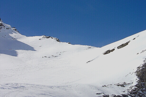 Blick zur Gitzifurgge / Gitzifurggu (2912m)
