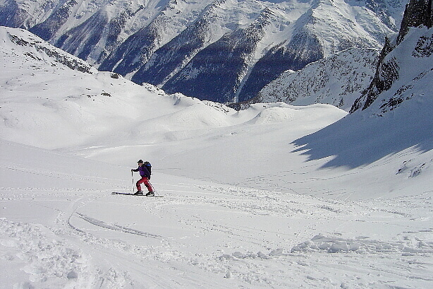 Blick zurück von der Gitzifurgge / Gitzifurggu