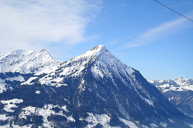 Drunengalm (2408m), Fromberghore (2394m) und Niesen (2362m)