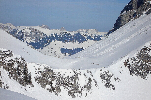 Übergang zwischen Tierlaufhorn (2242m) und Wiriehorn (2304m)