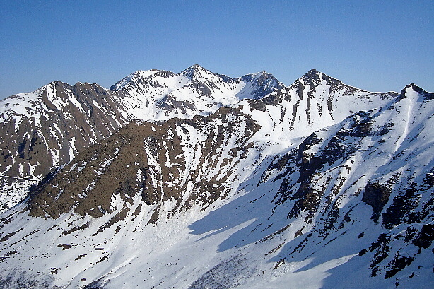 Galmschibe (2425m), Männlifluh (2652m), Winterhorn (2609m), Drümännler (2436m)
