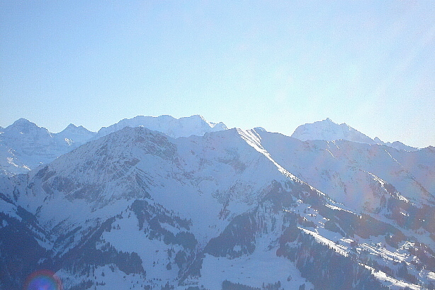 Gspaltenhorn, Fromberghore, Blüemlisalp, Drunengalm, Doldenhorn