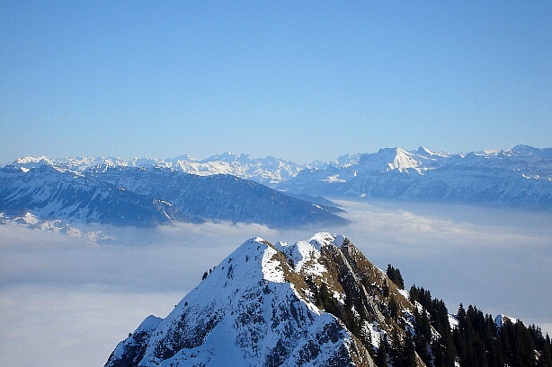 Niederhorn, Sigriswilergrat, Axalphorn, Wildgärst, Schwarzhorn