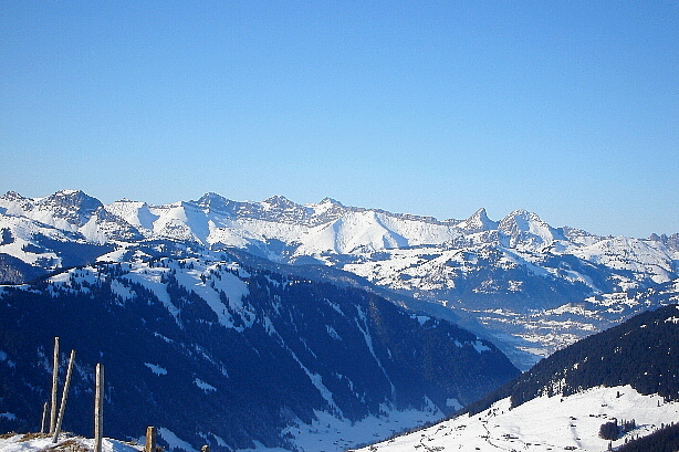 Vanil Carré, Pointe de Paray, Vanil Noir, Dent de Folliéran, Dent de Brenleire