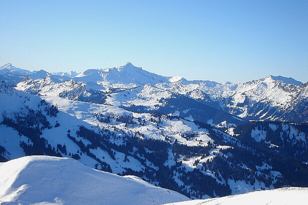 La Para / La Tornette (2540m), Wittenberghorn / Rochers de Clé (2350m)