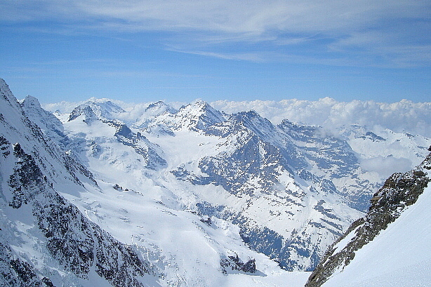 Tschingelhorn, Blüemlisalp, Gspaltenhorn, Bütlasse, Ellstabhorn