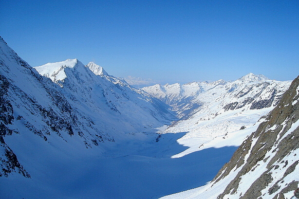 Langgletscher, Lötschental von der Hollandiahütte