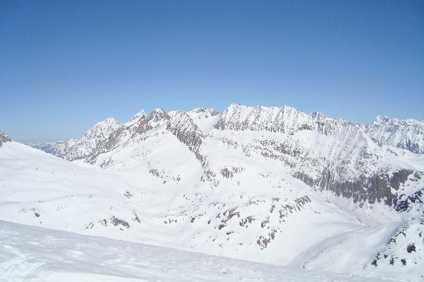 Piz Tiarms (2918m), Crispalt (3076m)