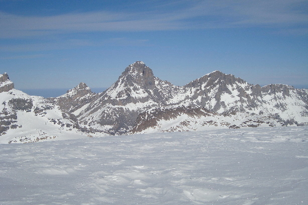 Bütlasse (3193m), Gspaltenhorn (3436m), Tschingelspitz (3304m)