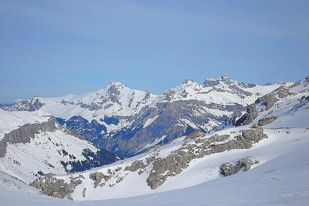 Sattelhorn (2375m), Bire (2502m), Zallershorn (2743m), Dündenhorn (2862m)