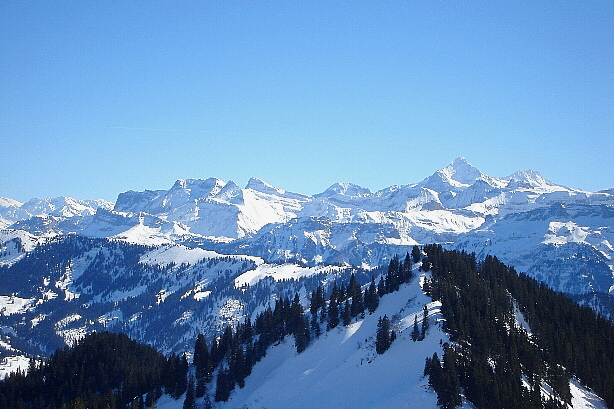 Wildgärst, Schwarzhorn, Wellhorn, Wetterhorn, Bärglistock