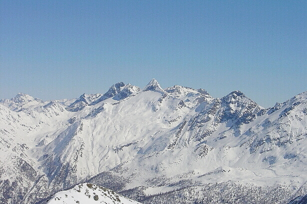 Ofenhorn, Gross Schinhorn, Bortelhorn, Helsenhorn, Wasenhorn