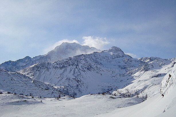 Fletschhorn (3996m), Böshorn / Rauthorn (3268m)