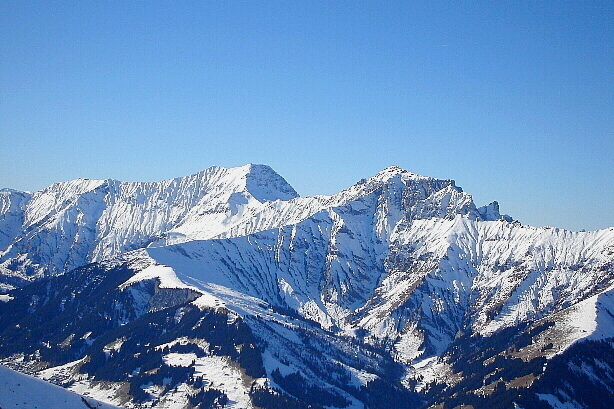 Albristhorn (2762m) und Gsür (2708m)