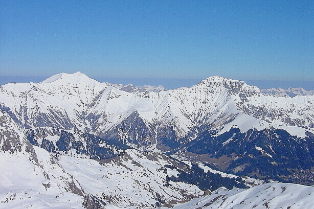 Albristhorn (2762m) und Gsür (2708m)