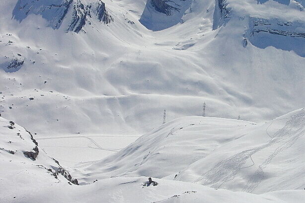 Blick hinunter zum Daubensee (Gemmipass)