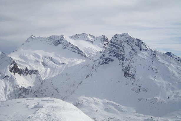 Monte Leone (3553m), Simplon Breithorn (3438m), Hübschhorn (3192m)
