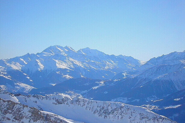 Fletschhorn (3996m), Lagginhorn (4010m), Weissmies (4017m)