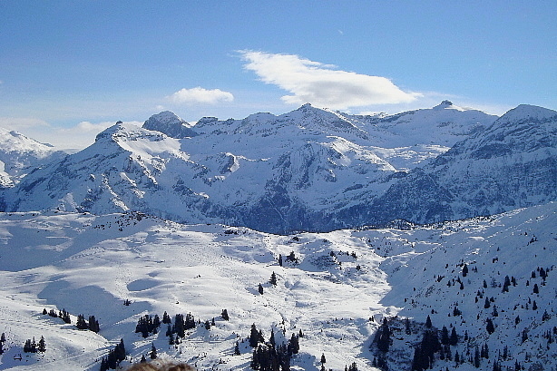 Laufbodenhorn (2703m), Tothorn (2934m), Rohrbachstein (2950m), Iffighore (2378m)