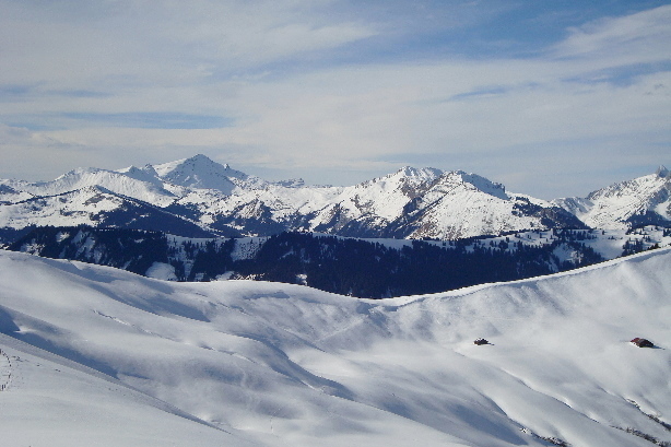 La Para / La Tornette (2540m), Wittenberghorn / Rochers de Clé (2350m)