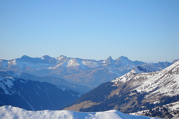 Vanil Carré, Pointe de Paray, Vanil Noir, Dent de Folliéran, Dent de Brenleire