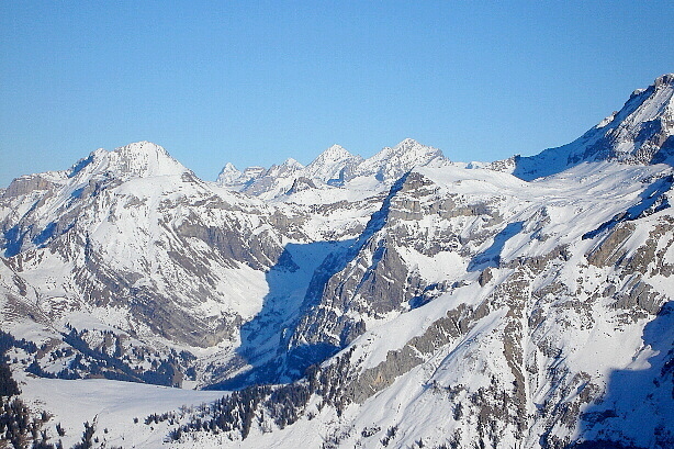 Lohner, Eiger, Mönch, Blüemlisalp, Doldenhorn, Ammertenhorn
