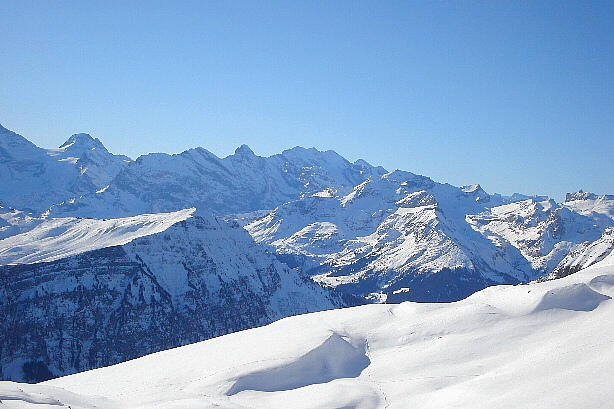 Tschingelhorn (3576m), Ellstabhorn (2830m), Tschingelspitz (3304m), Schilthorn (2970m)