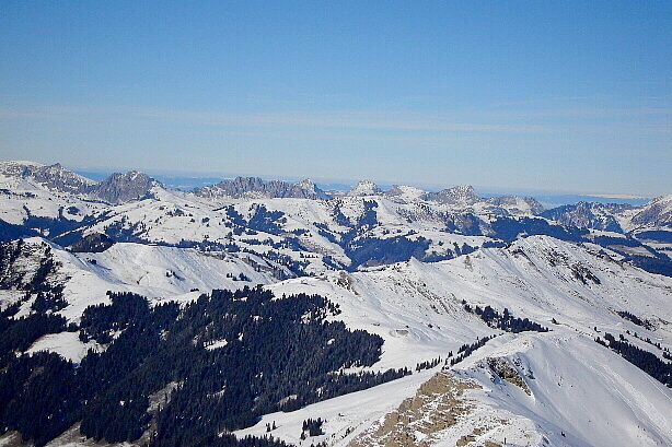 Wandflue, Gastlosen, Hundsrügg, Schwyberg, Horntube