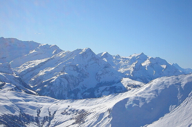 Spitzhorn (2807m), Les Diablerets (3210m)