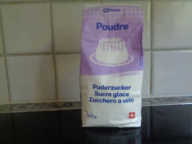 80 Gramm Puderzucker