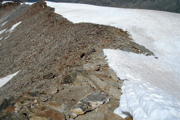 Der Grat zwischen Stockhorn Station und Stockhorn