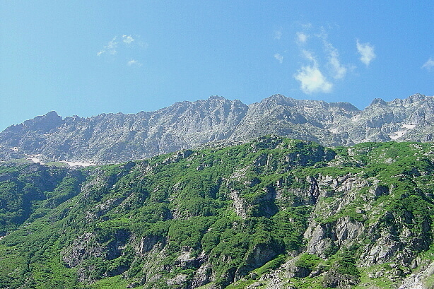 Stotzige Grat (2777m), Mährenhorn (2923m)