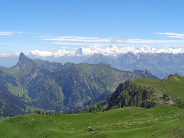 Look to the north from Schibespitz