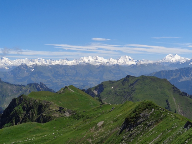 Look to the north from Schibespitz