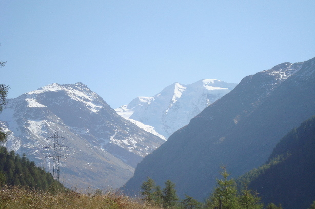 Munt Pers (3206m), Piz Palü (3901m)