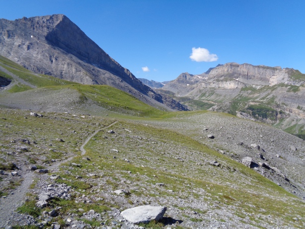 Chli Rinderhorn (3003m) und Daubenhorn (2942m)