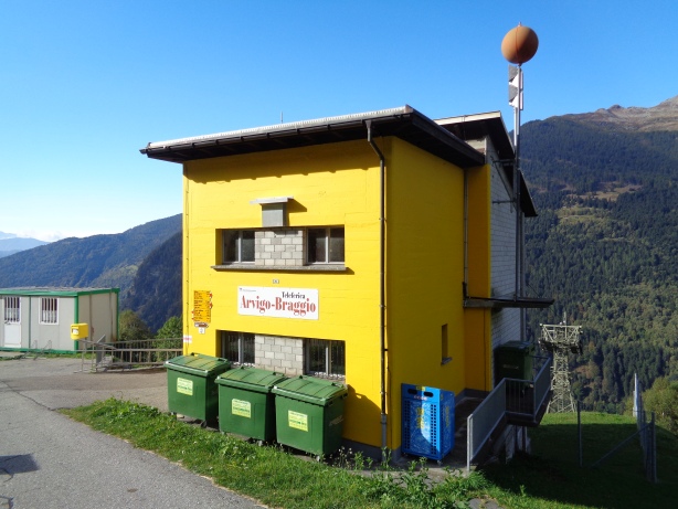 Die Bergstation in Braggio