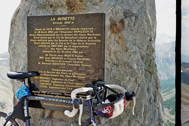 Passhöhe Col de la Bonette